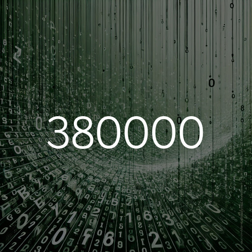 380000 a notación científica