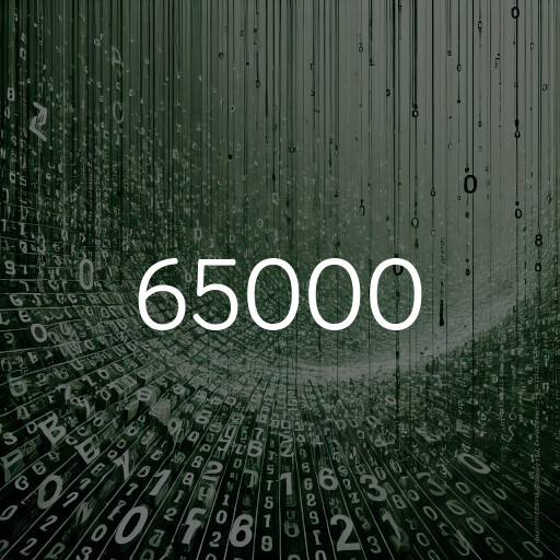 65000 a notación científica